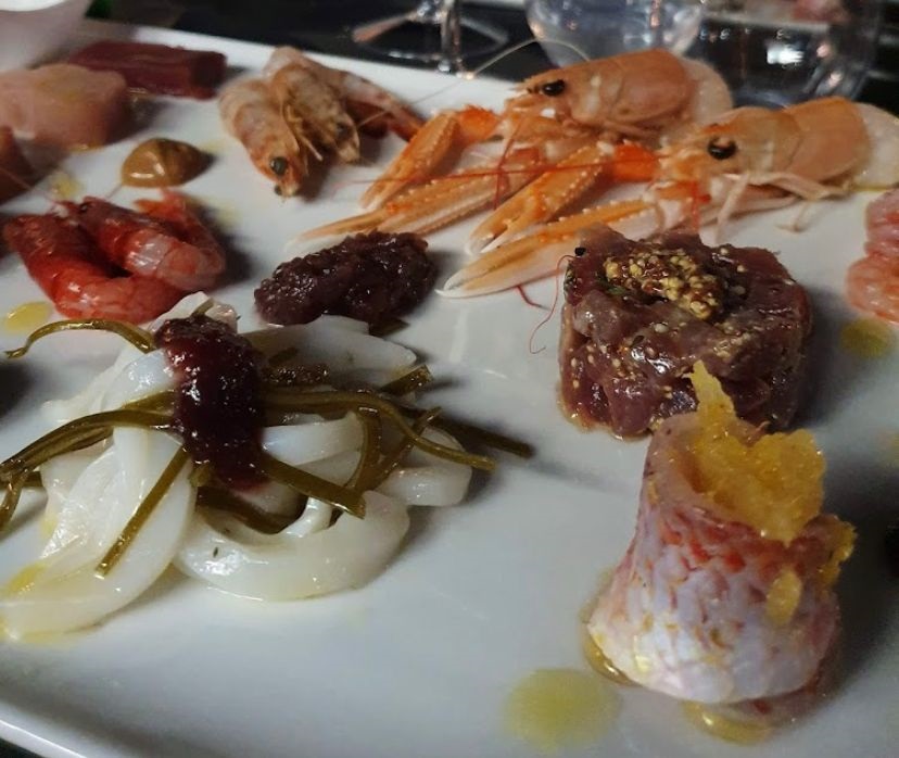 CruditÃ  di crostacei e tartare